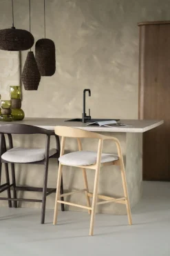Outlet Eleonora Rayven Laag Barstoel Naturel