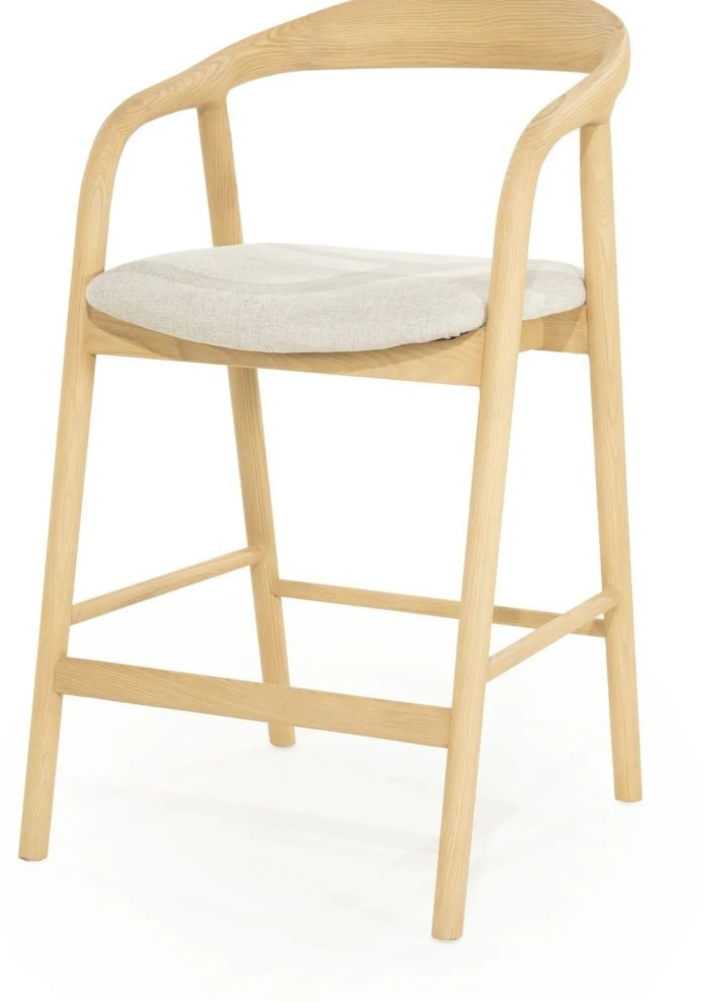 Outlet Eleonora Rayven Laag Barstoel Naturel