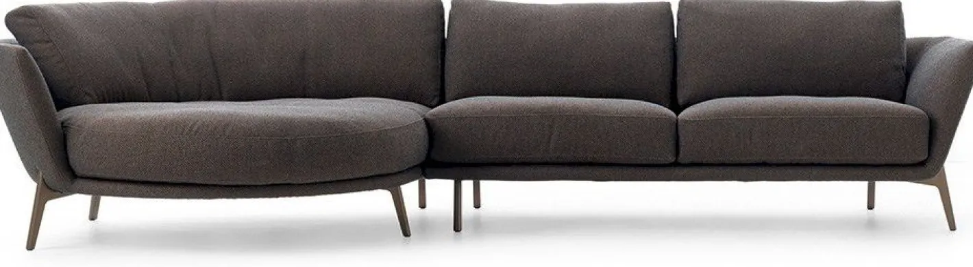 Sale Leolux Rego Hoekbank Bruin