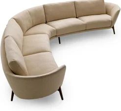 Sale Leolux Rego Hoekbank Bruin