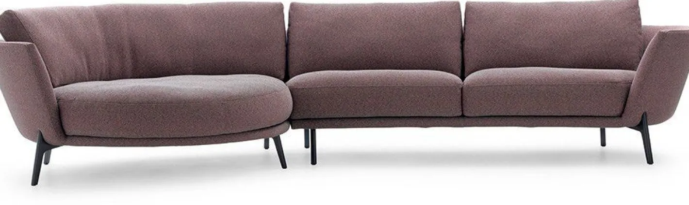 Sale Leolux Rego Hoekbank Bruin