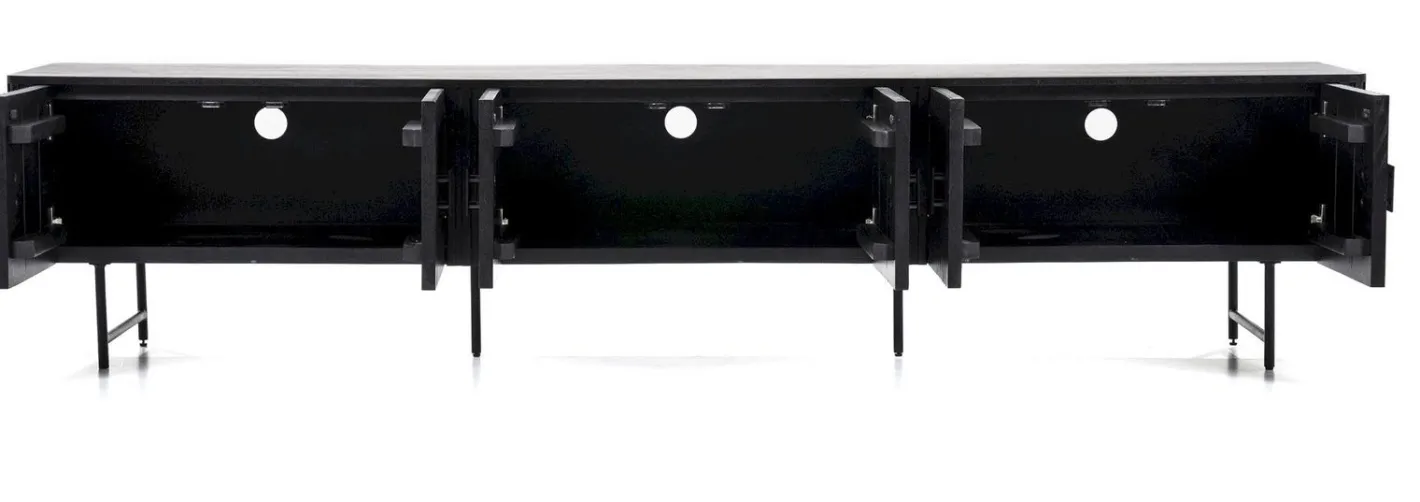 Clearance Eleonora Remi TV-meubel Zwart