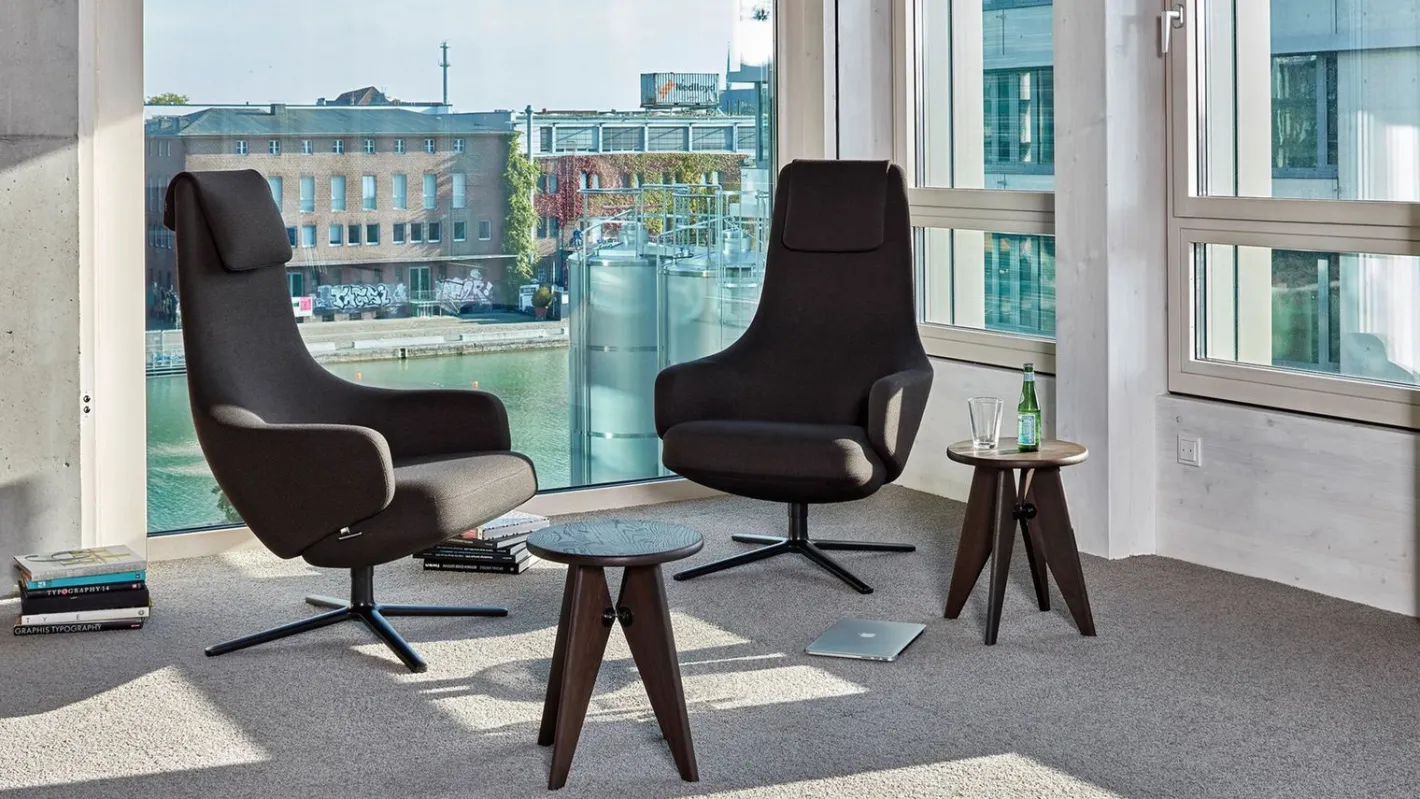 Discount Vitra Repos Fauteuil Light Grey