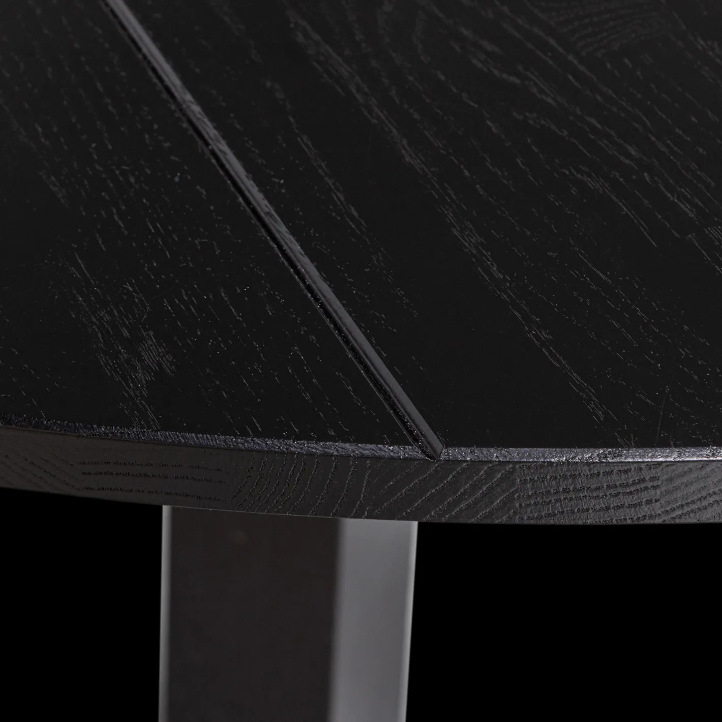 Outlet WOOOD Rhonda Eettafel Blacknight