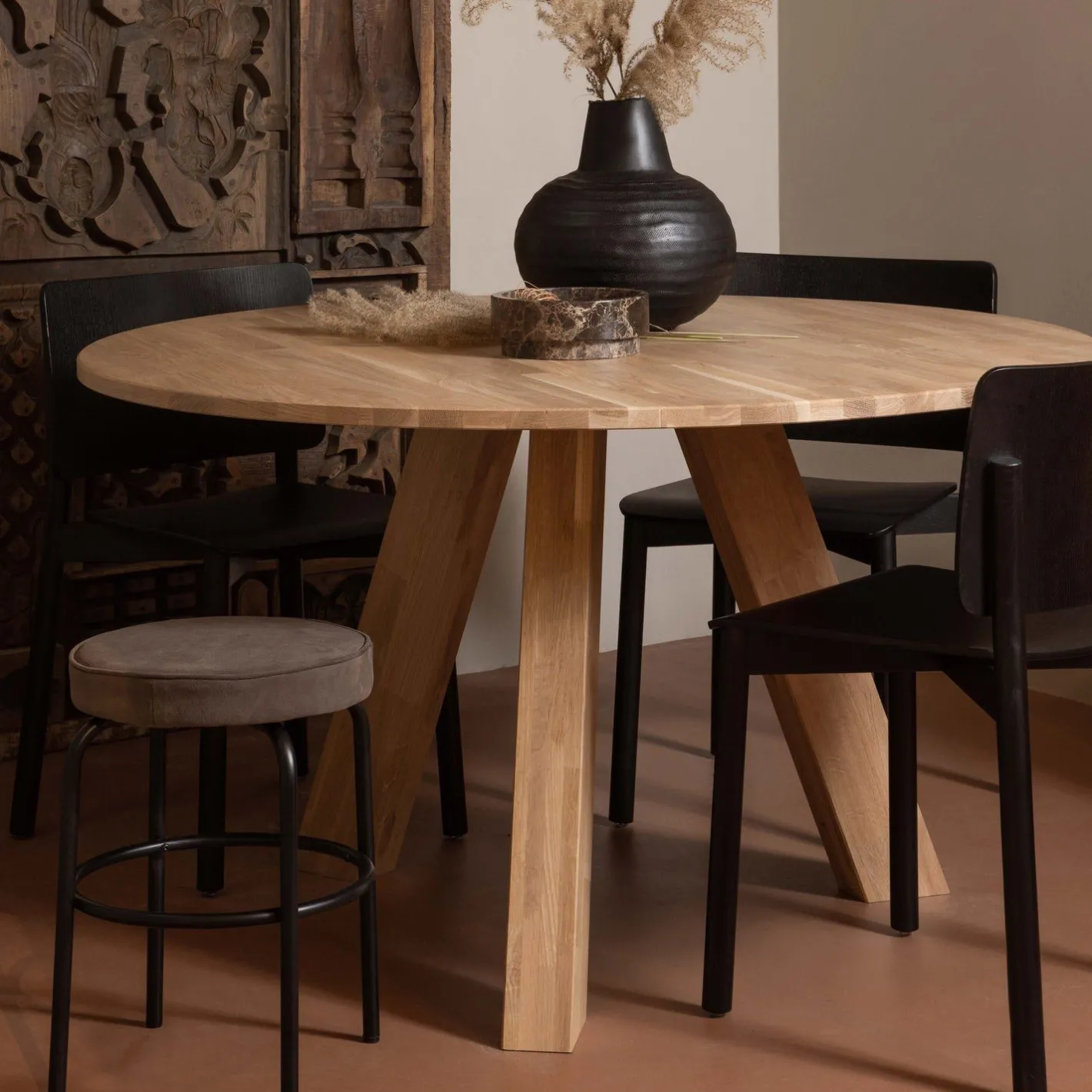 Outlet WOOOD Rhonda Eettafel Natural Matt