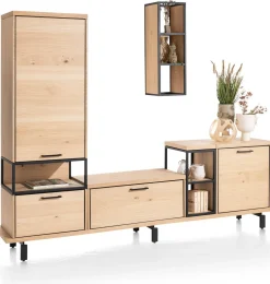 Hot Henders en Hazel Ridge 1-deurs Kast Natural