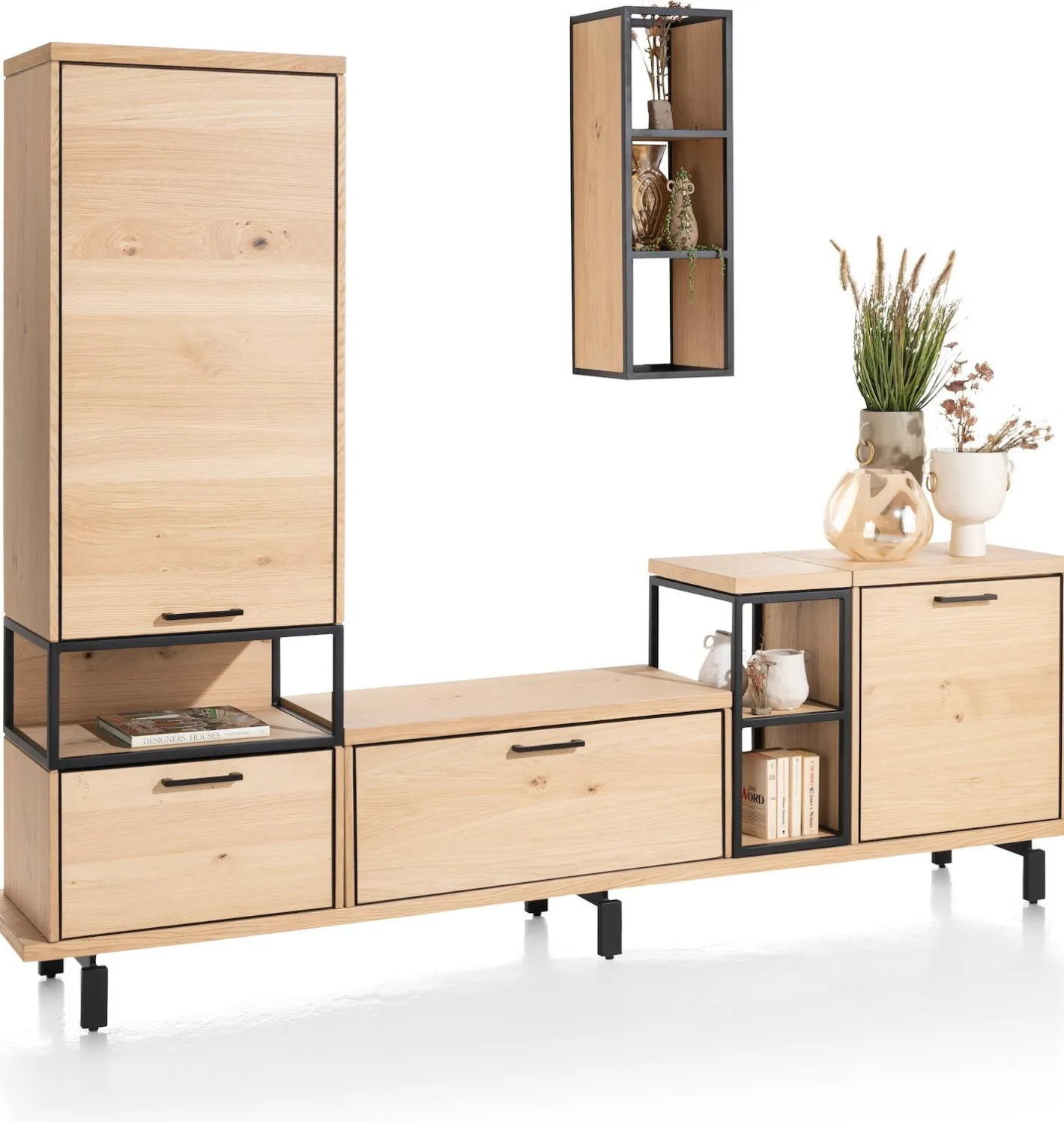 Hot Henders en Hazel Ridge 1-deurs Kast Natural