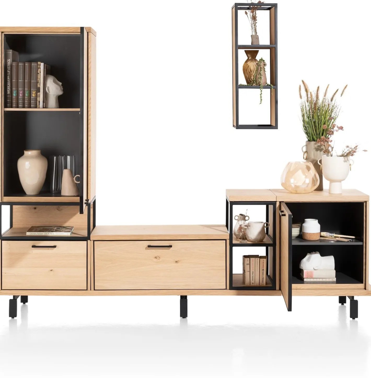 Hot Henders en Hazel Ridge 1-deurs Kast Natural