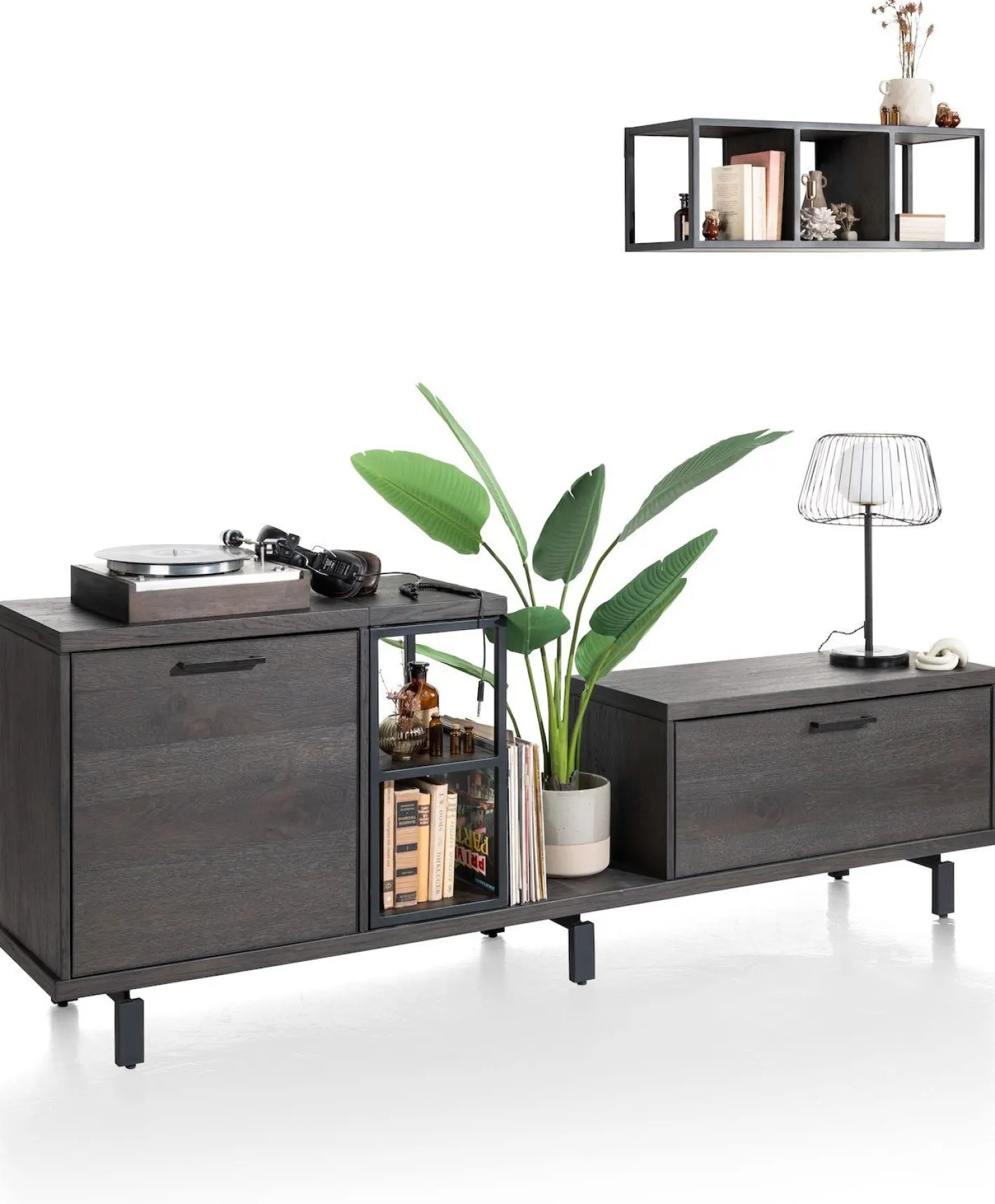 New Henders en Hazel Ridge 2-niche Kast Castle Antraciet