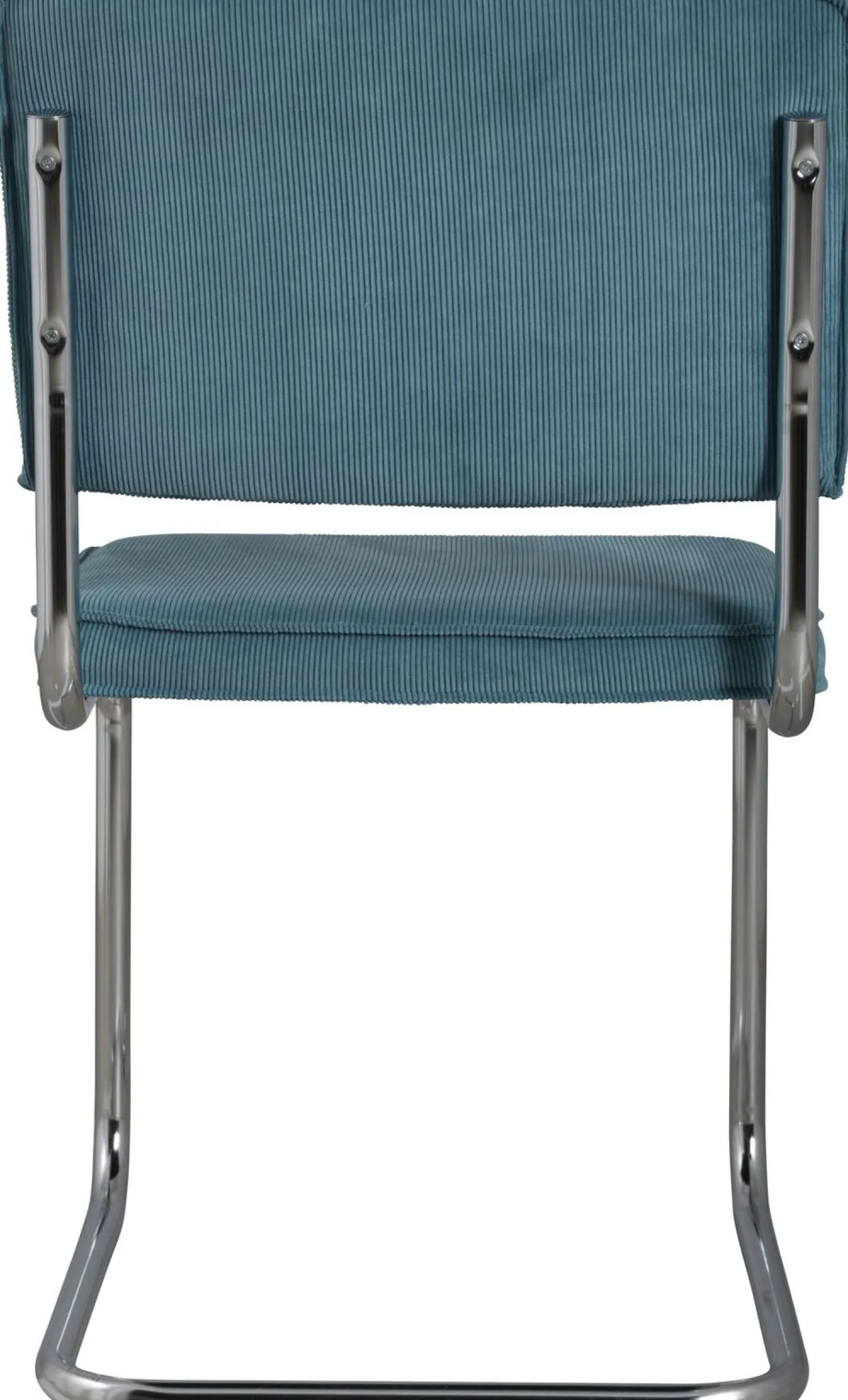 Discount Zuiver Ridge Rib (set van 2) Eetkamerstoel Blue