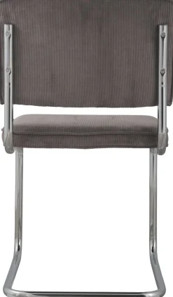 New Zuiver Ridge Rib (set van 2) Eetkamerstoel Grey