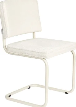 Outlet Zuiver Ridge Soft (set van 2) Eetkamerstoel Gebroken Wit