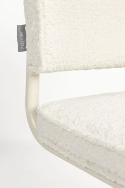 Outlet Zuiver Ridge Soft (set van 2) Eetkamerstoel Gebroken Wit