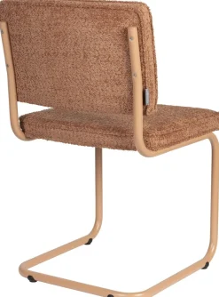 Clearance Zuiver Ridge Soft (set van 2) Eetkamerstoel Terracotta