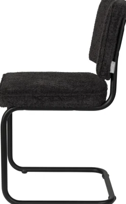 Sale Zuiver Ridge Soft (set van 2) Eetkamerstoel Zwart