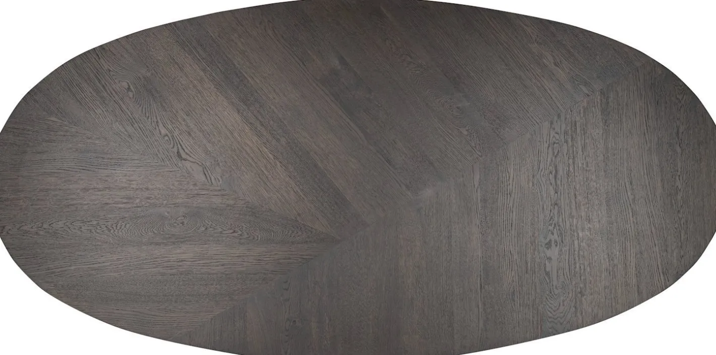 Outlet Henders en Hazel Ridgefield Elips Eettafel Castle Antraciet