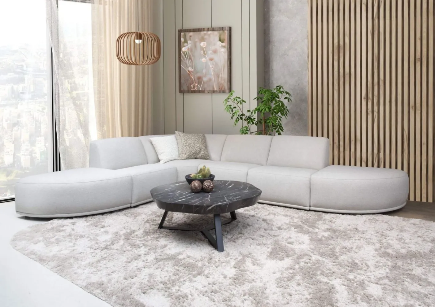 Eijerkamp Collectie Rinke Hoekbank Beige