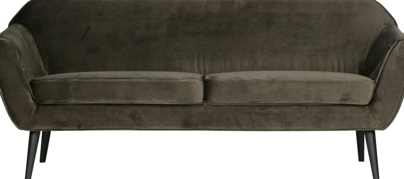 Clearance WOOOD Rocco 2-Zitsbank Warm Groen