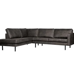 Online WOOOD Rodeo Links Hoekbank Black