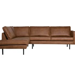 Sale WOOOD Rodeo Links Hoekbank cognac