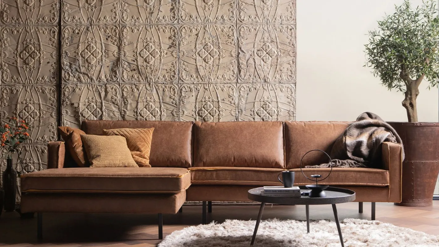 Online WOOOD Rodeo Links Loungebank Cognac