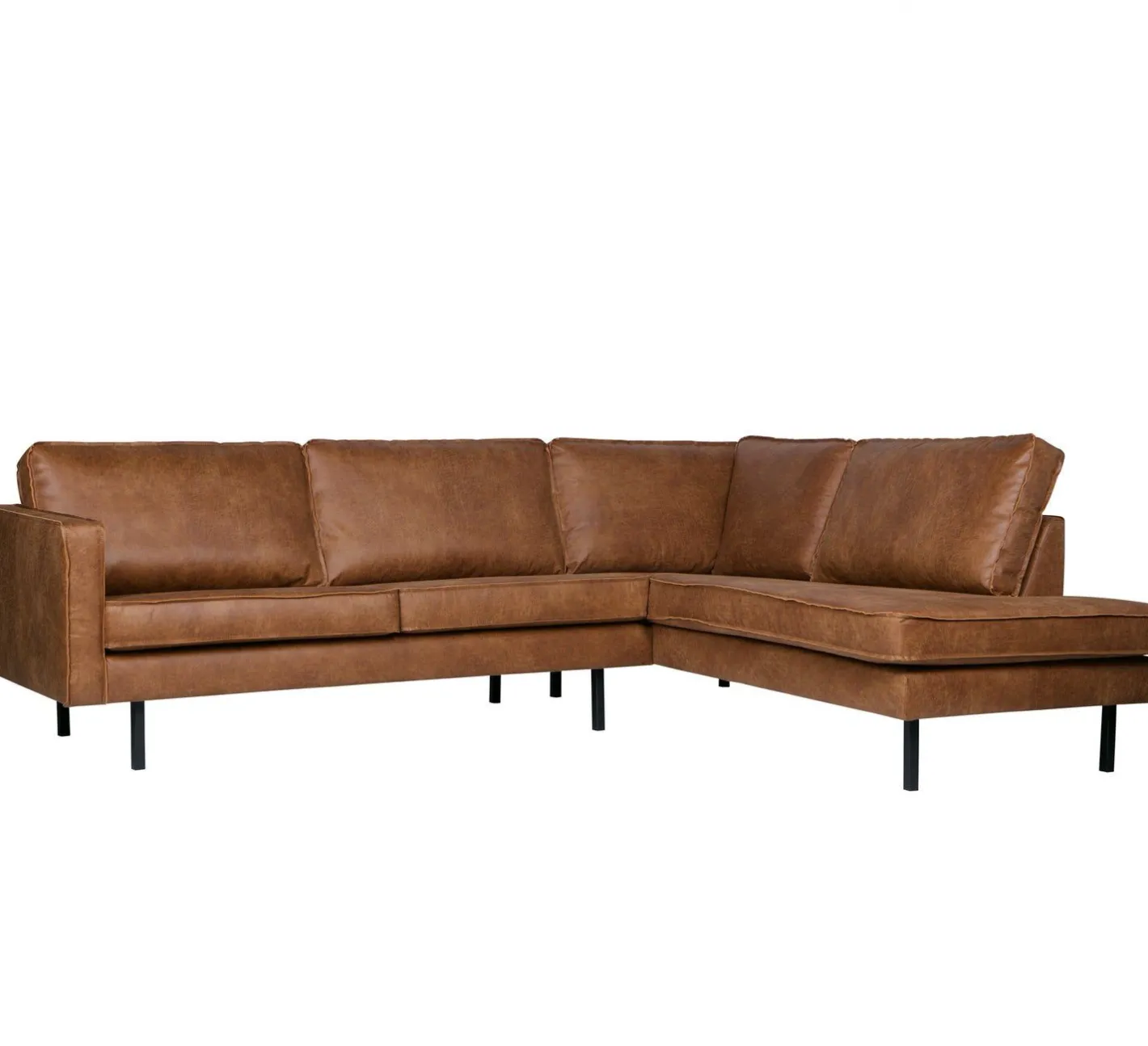 Online WOOOD Rodeo Rechts Hoekbank cognac