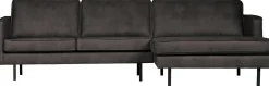Outlet WOOOD Rodeo Rechts Loungebank Zwart