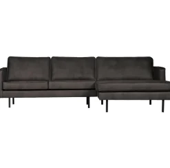 Outlet WOOOD Rodeo Rechts Loungebank Zwart