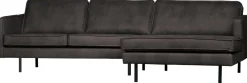 Outlet WOOOD Rodeo Rechts Loungebank Zwart