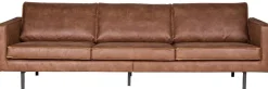 Outlet WOOOD Rodeo 3-Zitsbank Cognac