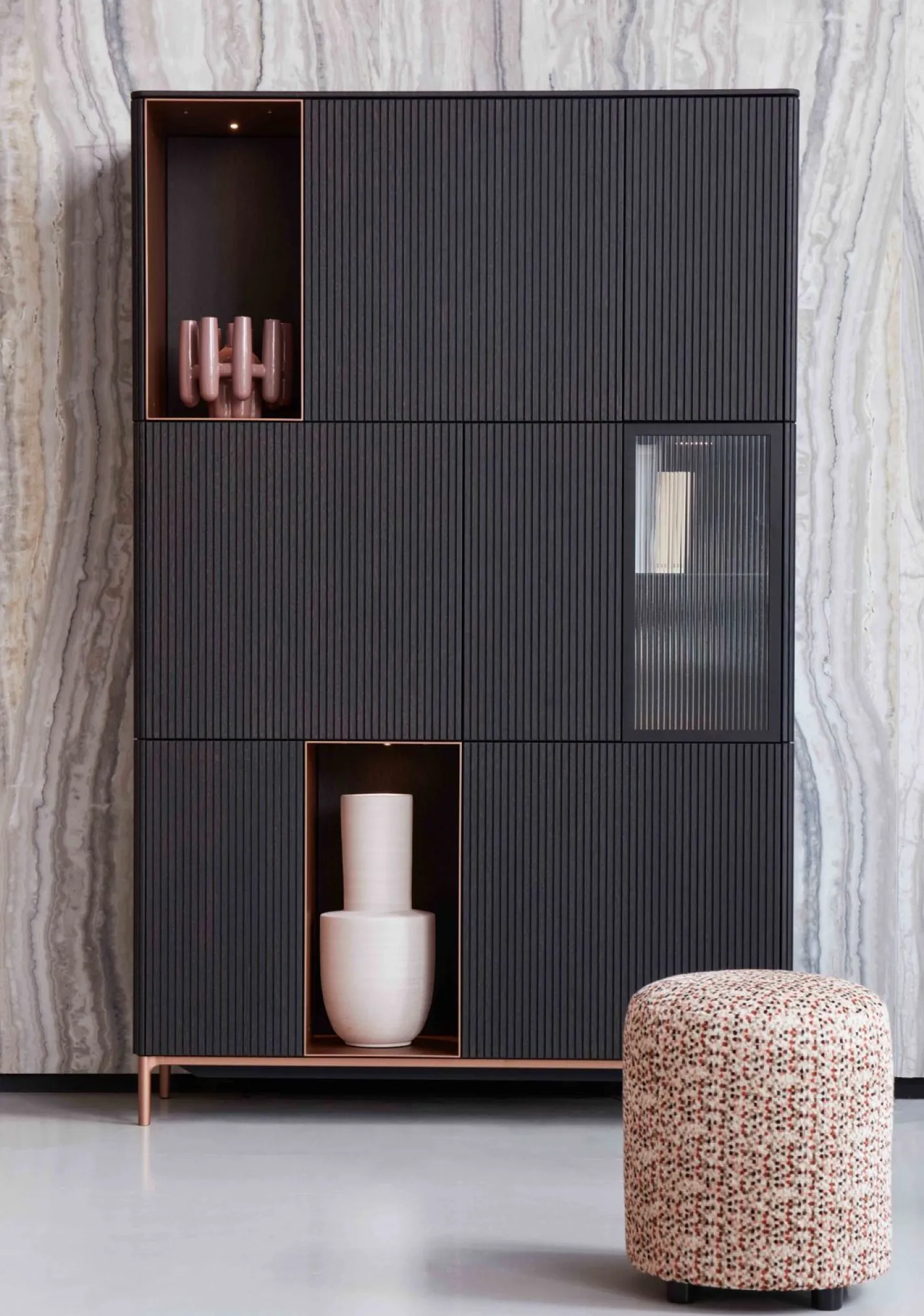 Hot Saunaco Ron Opbergkast Smoked Oak