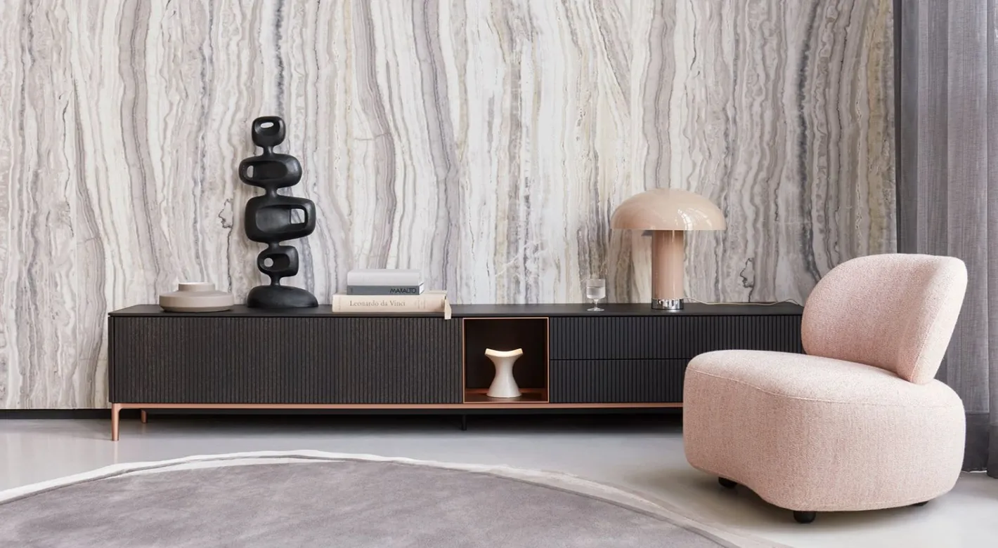 Online Saunaco Ron Tv-dressoir Smoked Oak