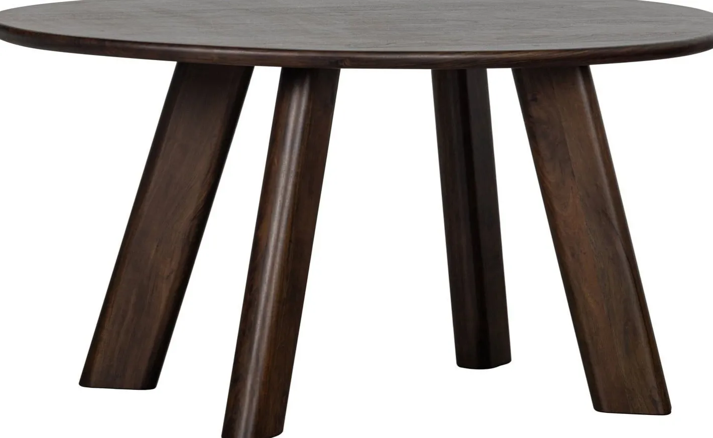 New WOOOD Roundly Eettafel Walnut