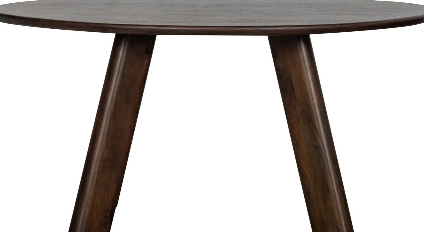 New WOOOD Roundly Eettafel Walnut