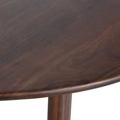 New WOOOD Roundly Eettafel Walnut