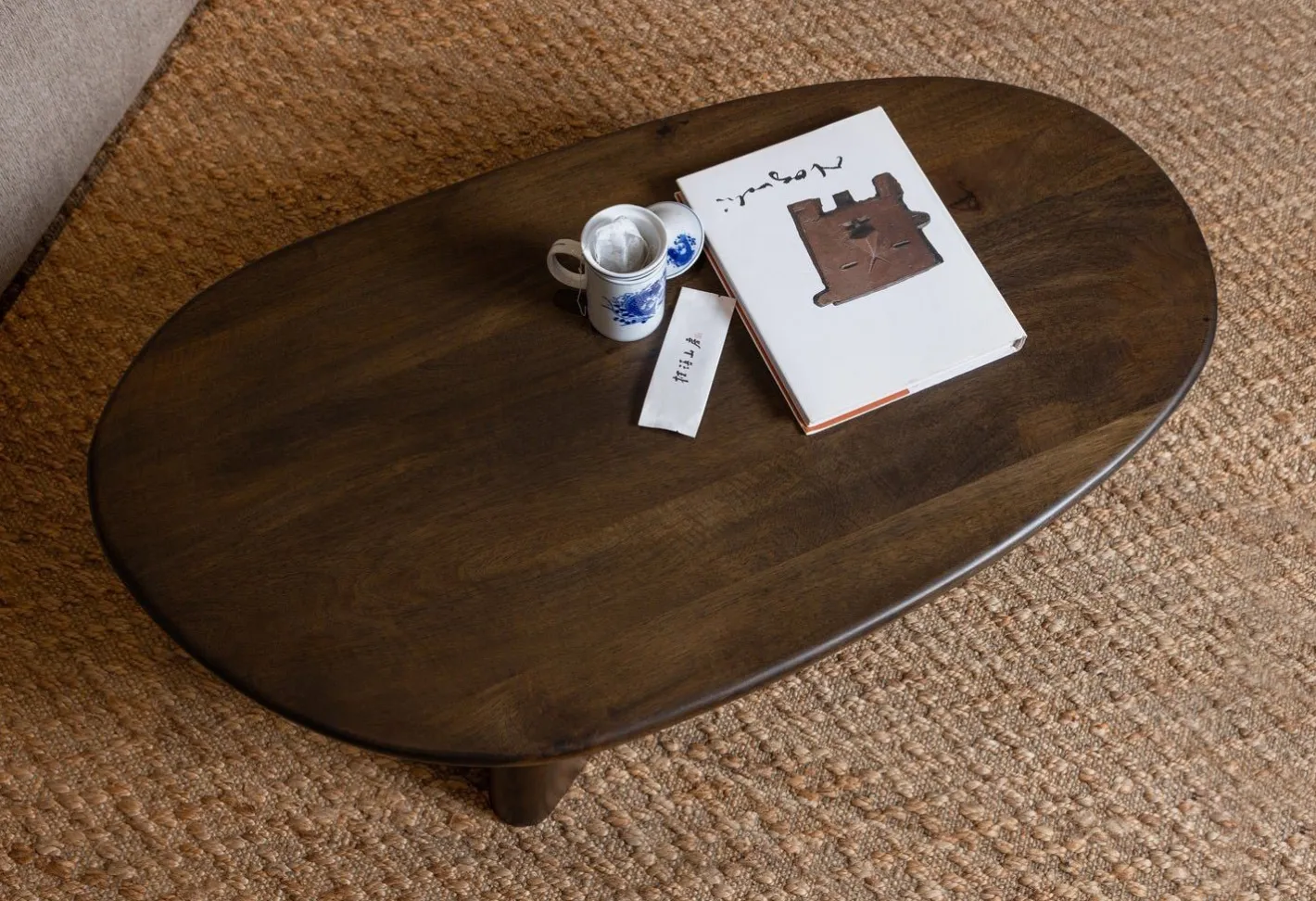 Sale WOOOD Roundly Salontafel Walnut