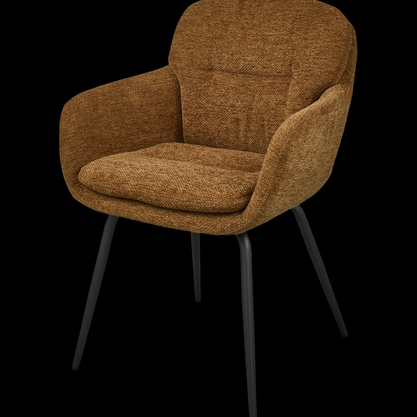 Sale WOOOD Runa Eetkamerstoel Caramel Brown, Yellow