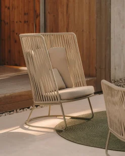 Clearance Kave Home Saconca Hoge Outdoor Fauteuil Groen