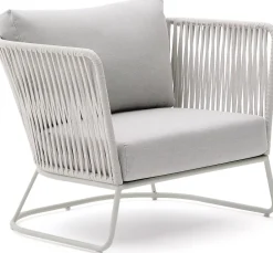 Online Kave Home Saconca Outdoor Fauteuil Grijs