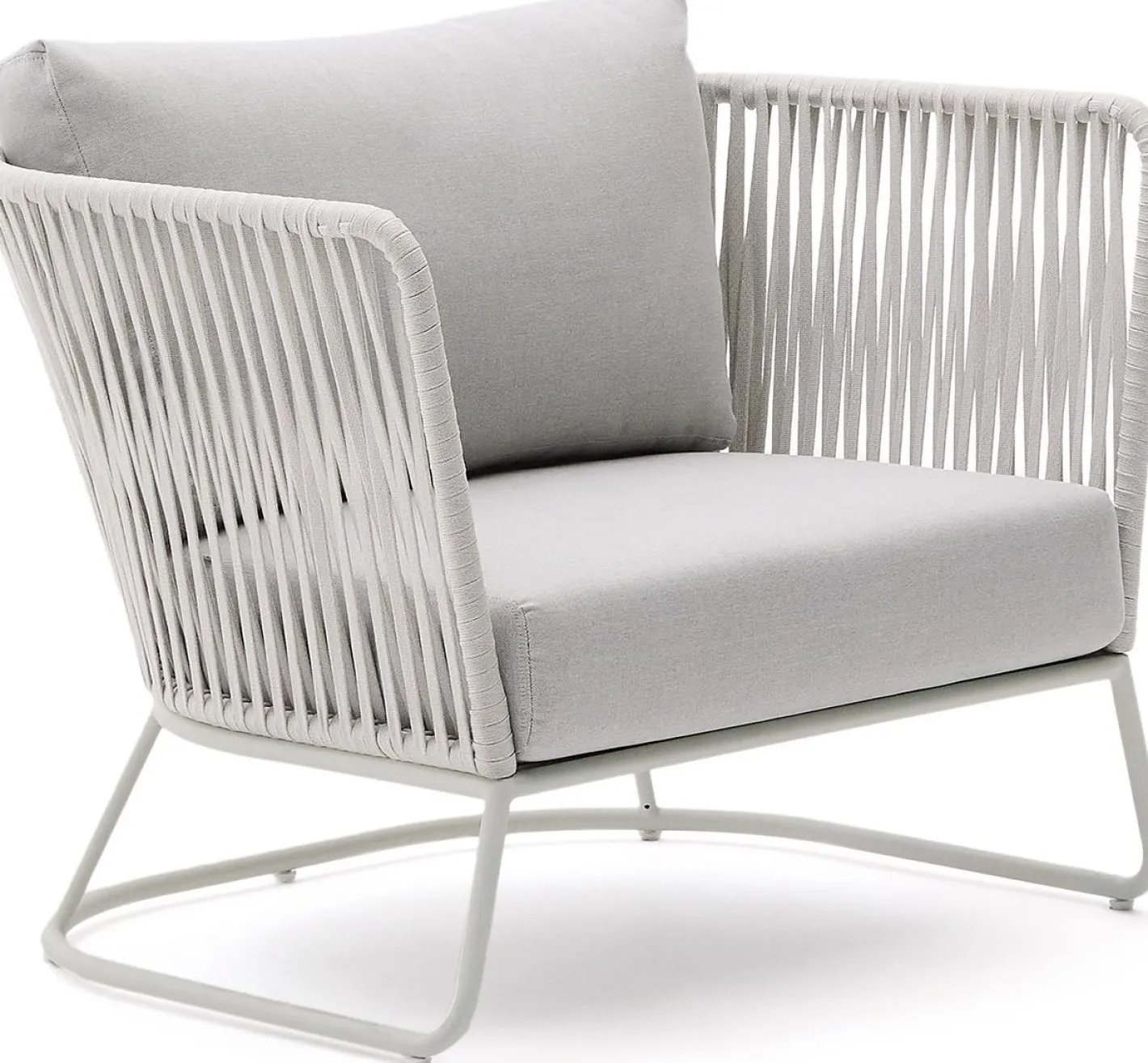 Online Kave Home Saconca Outdoor Fauteuil Grijs