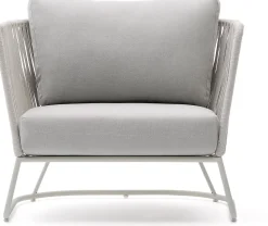 Online Kave Home Saconca Outdoor Fauteuil Grijs