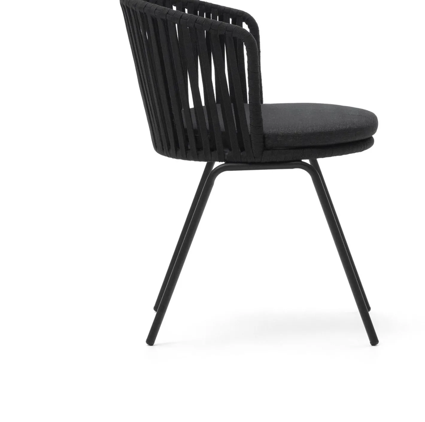 Clearance Kave Home Saconca Tuinstoel Zwart