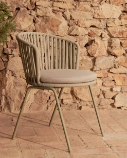 Kave Home Saconca Tuinstoel Groen