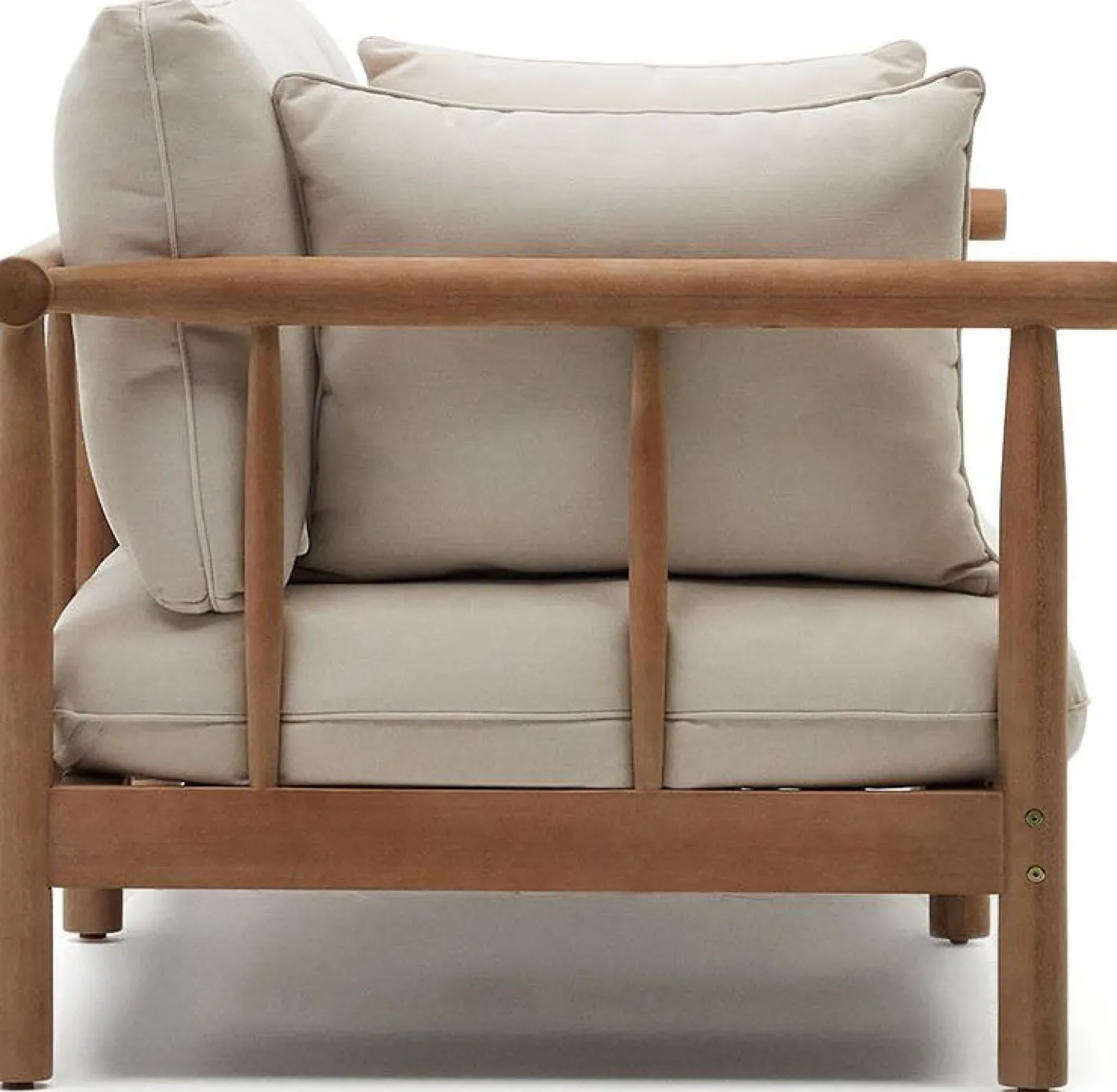Best Kave Home Sacova Outdoor 2-Zitsbank Naturel, Beige