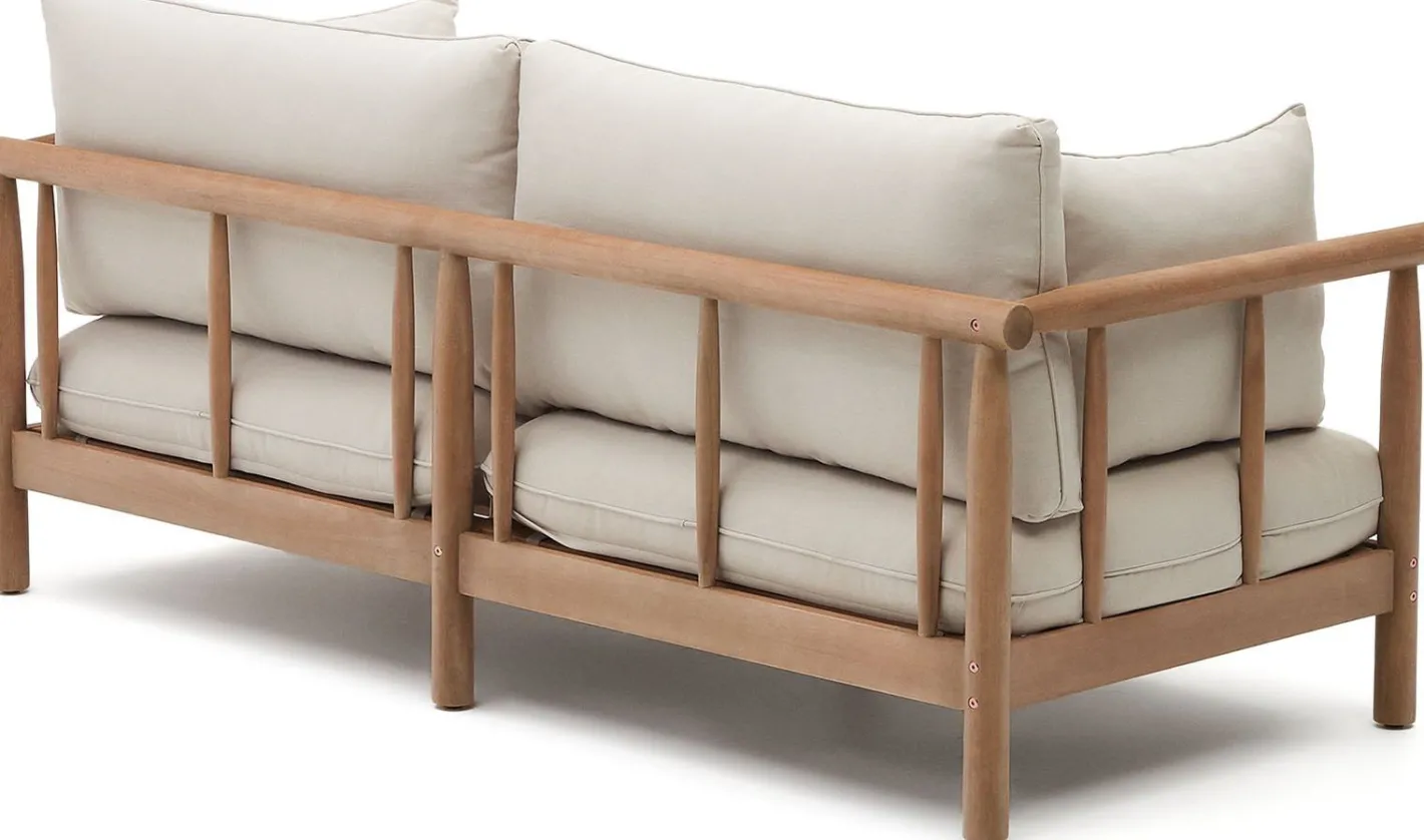 Best Kave Home Sacova Outdoor 2-Zitsbank Naturel, Beige