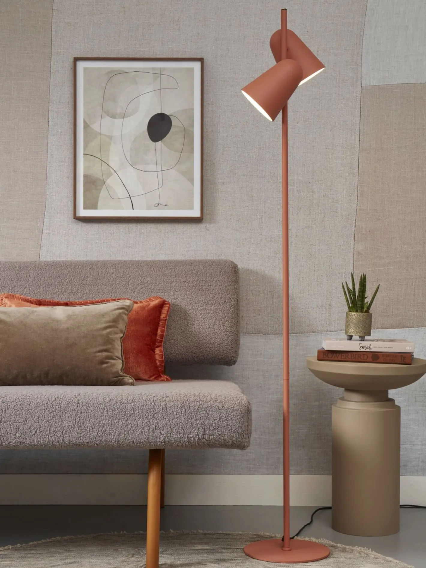Outlet It's about RoMi Salamanca Vloerlamp Terra