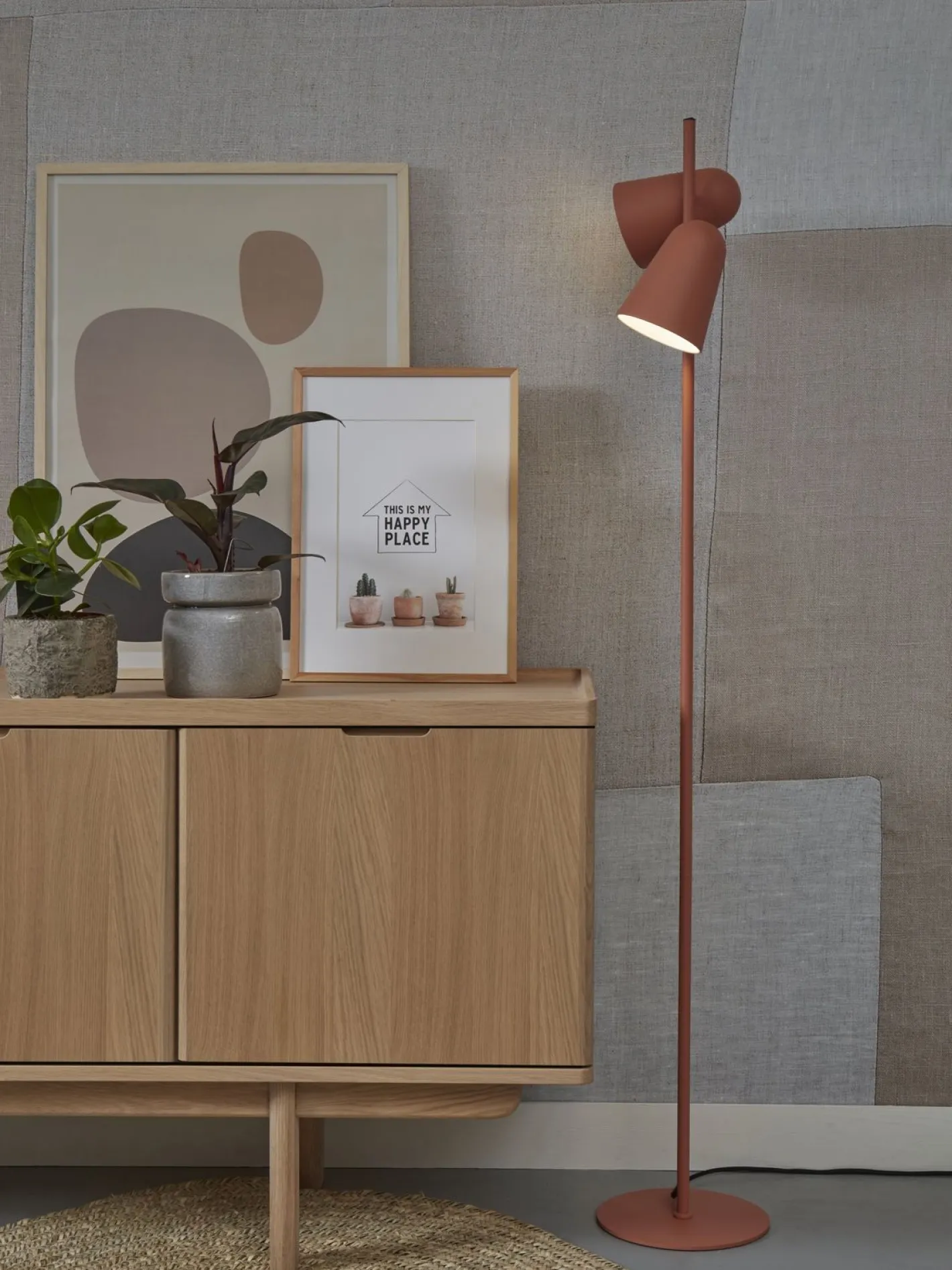 Outlet It's about RoMi Salamanca Vloerlamp Terra