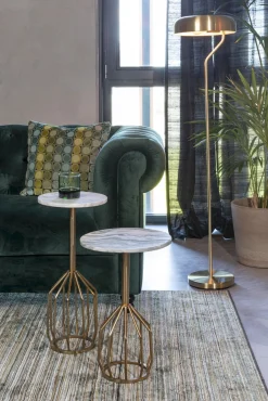 Sale Dutchbone Salerno Bijzettafel Marmer