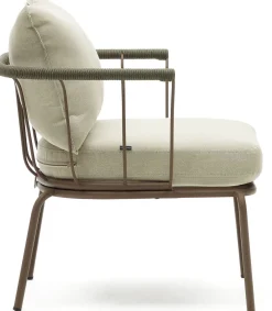 Sale Kave Home Salguer Outdoor Fauteuil Groen, Naturel