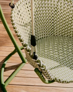 Outlet Kave Home Saliga Outdoor Hangstoel Groen